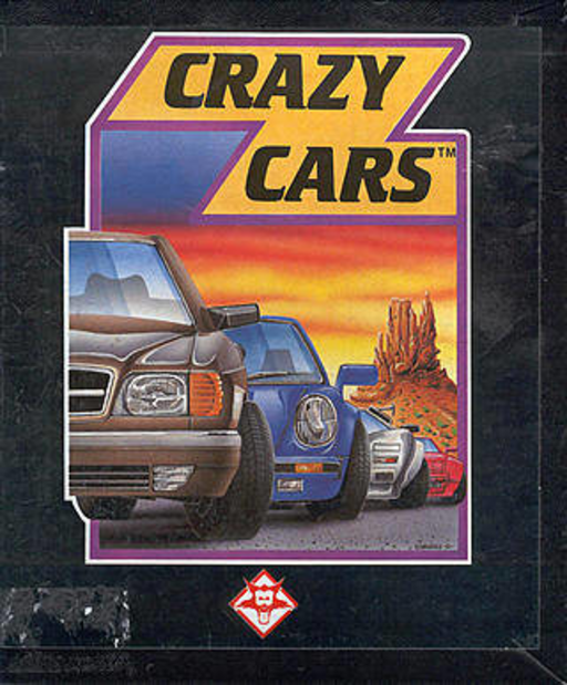 Crazy Cars box art for MSX